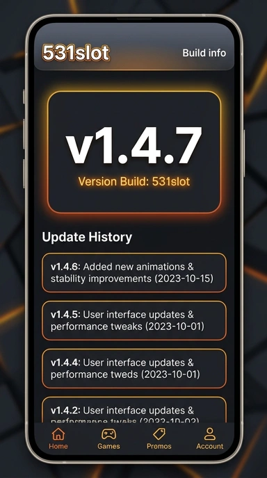 Riwayat Versi 531slot untuk Pengguna Android
