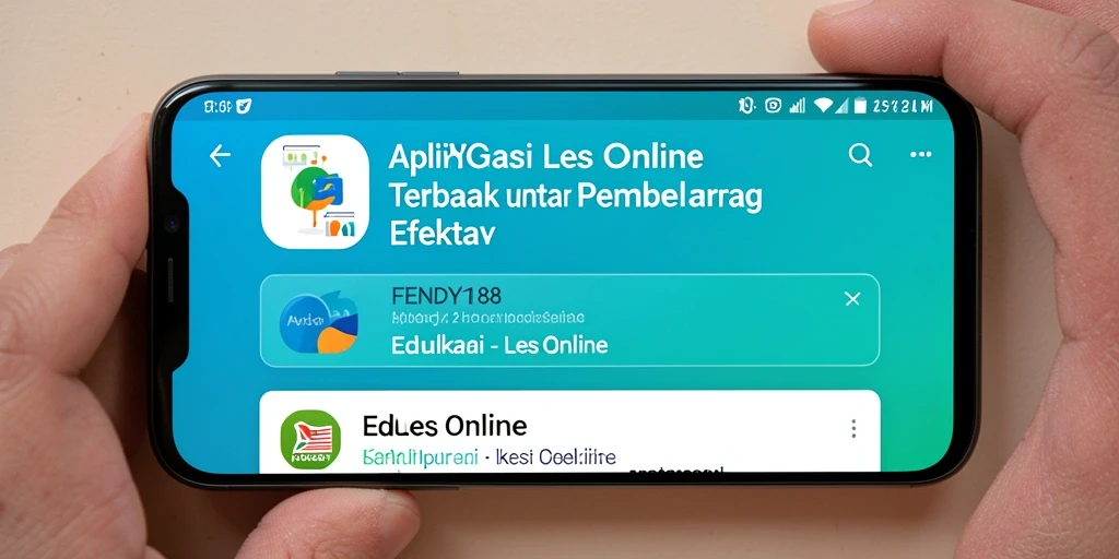 Tampilan antarmuka aplikasi FENDY188 yang modern dan mudah digunakan.