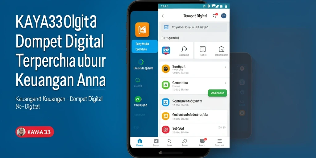 Tampilan antarmuka KAYA33 yang user-friendly untuk transaksi keuangan.