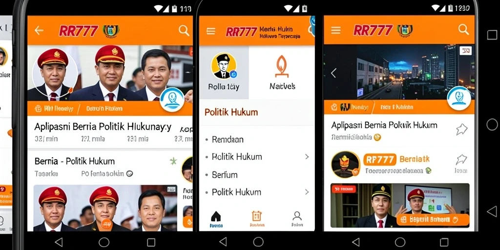 Tampilan antarmuka RR777 yang menarik dan informatif.